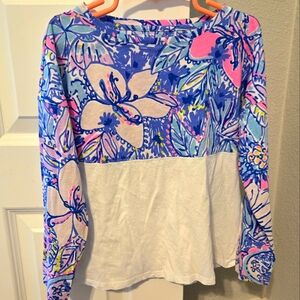Lilly Pulitzer Long Sleeve Girls Top Size M (6-7)